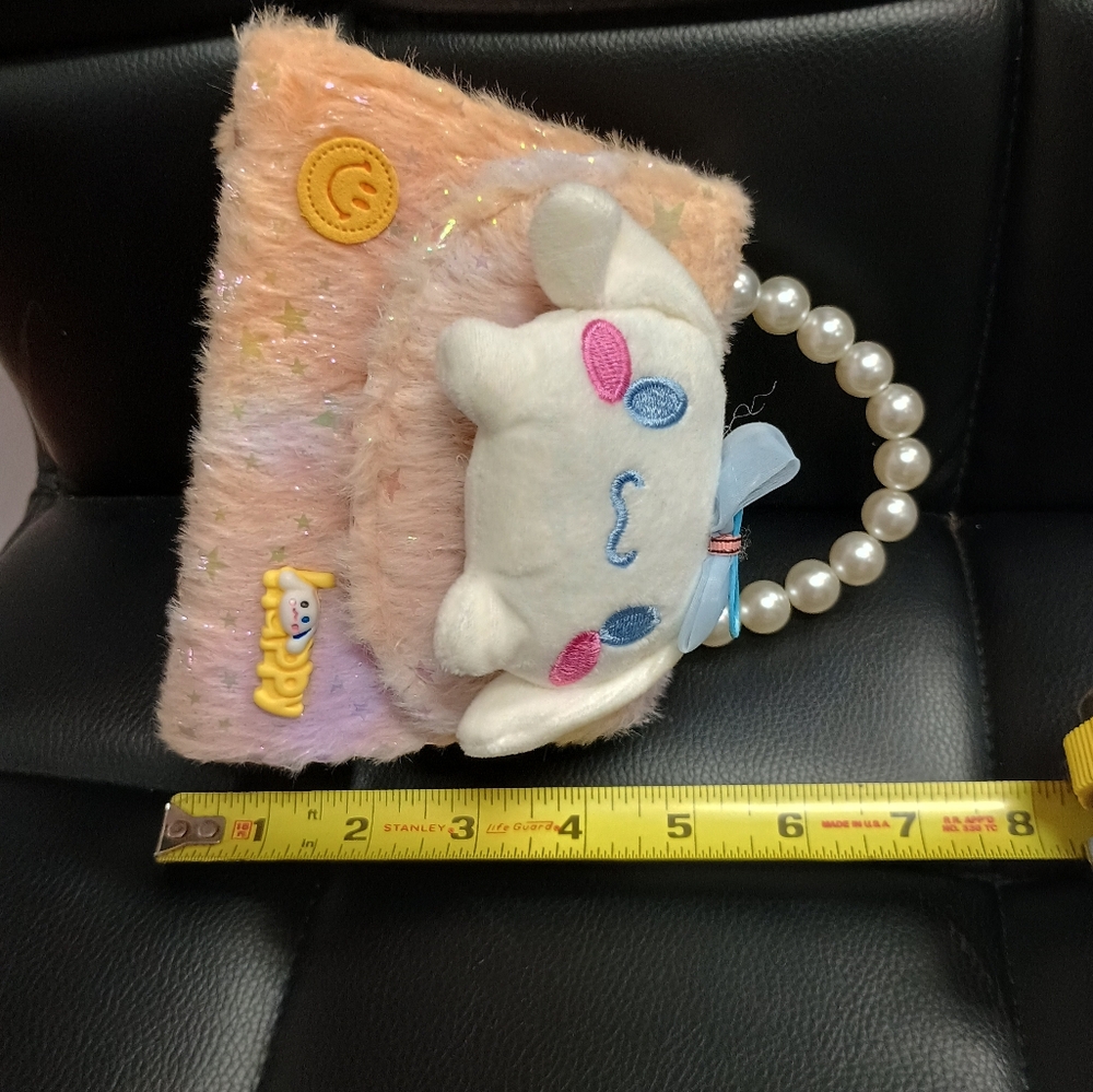 HOST PICK NWOT CINNAROLL Faux Fur Mini Purse - Picture 8 of 9